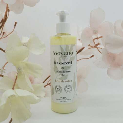 lait corporel lait d'ânesse bio et fleur de coton