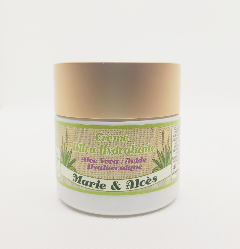 crème visage aloe vera acide hyaluronique