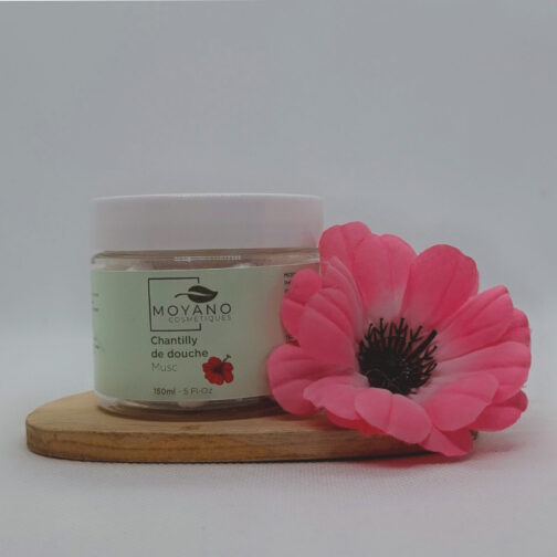 mousse de douche chantilly musc
